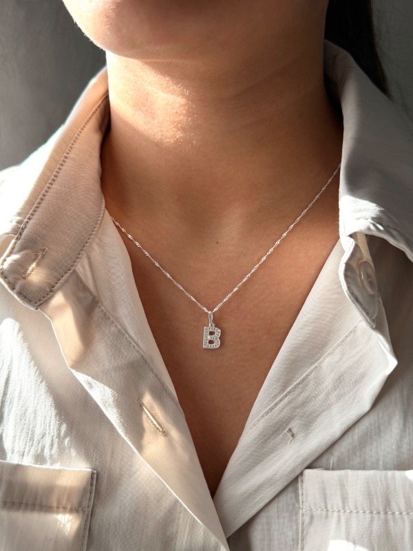 Producto - Conjunto letra B micropave - 1