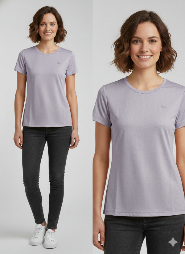 Producto - Remera Shade cuadrille dri fit lila