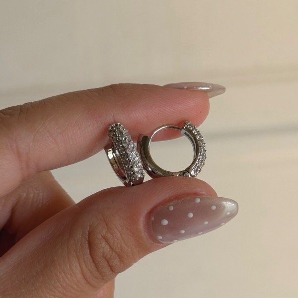 Producto - Aros kate plateados - 1