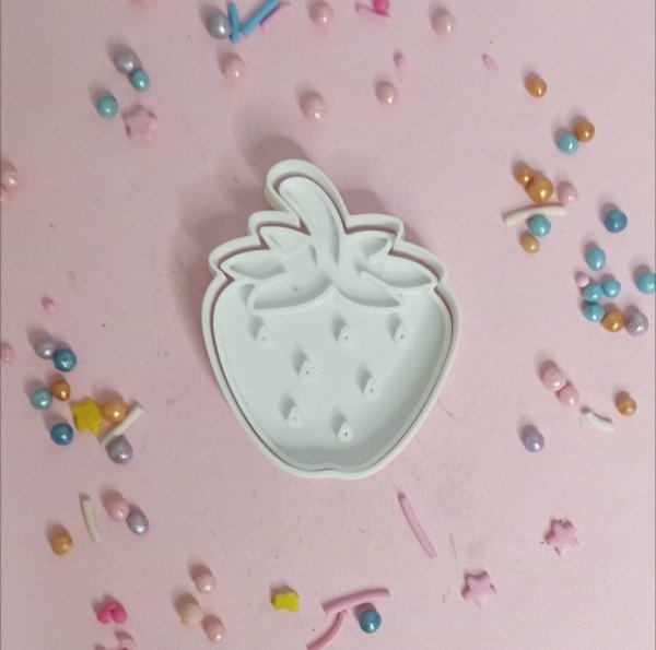 Producto - Cortante 3D con sello frutilla