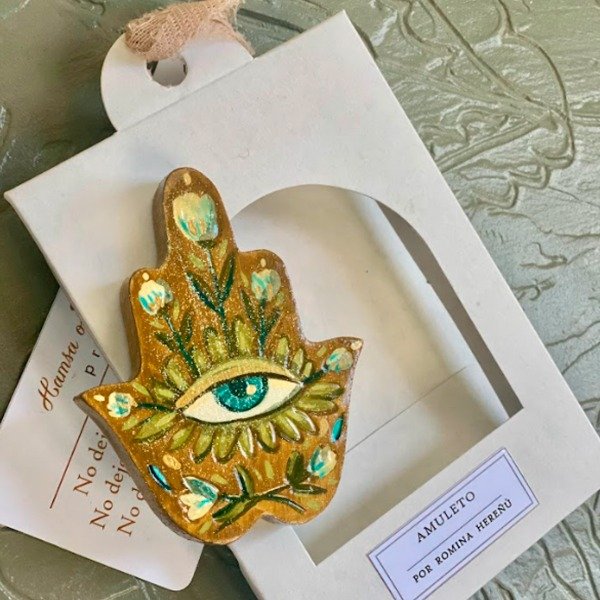 Producto - AMULETOS / Mini Mano de Fátima Verdes
