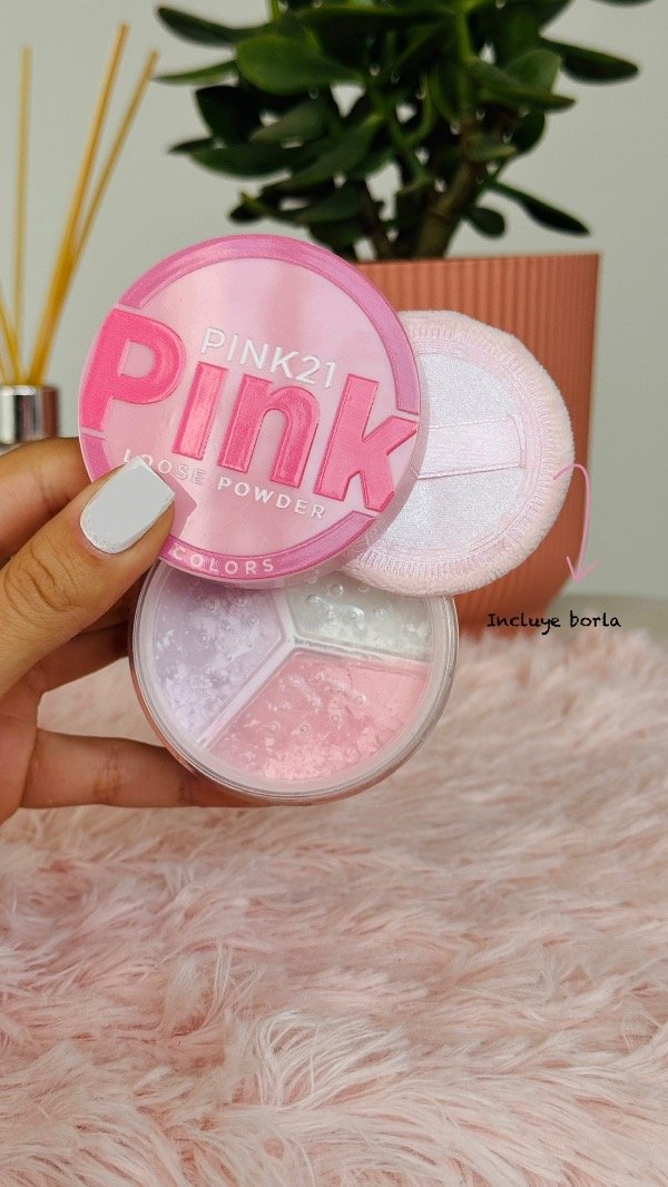 Producto - Polvo Translúcido 3 Colores Pink 21