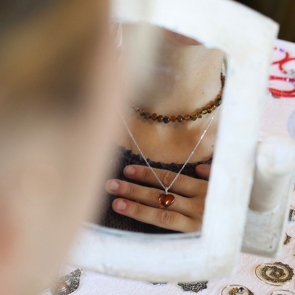 Producto - Corazón de Ámbar Cadena - 5