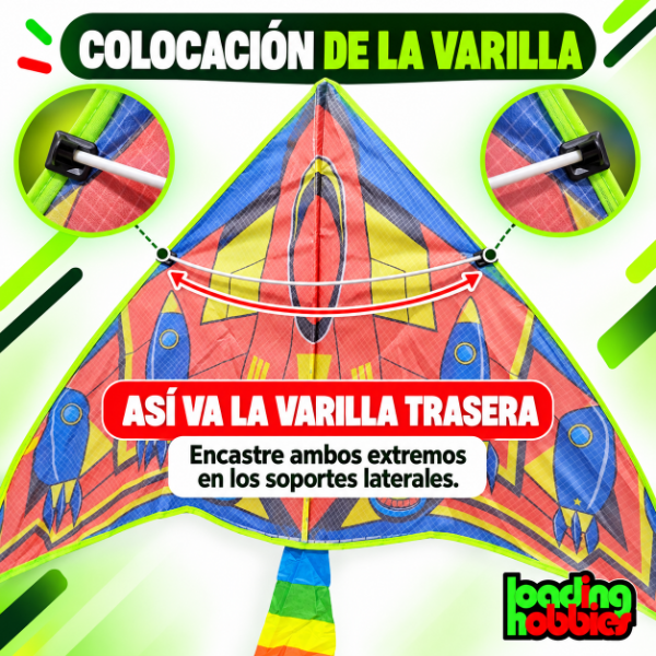 Producto - Barrilete Nave Espacial Delta - 4