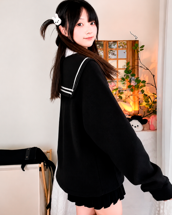 Producto - Campera Sailor Classic Unisex Moda Harajuku - 2