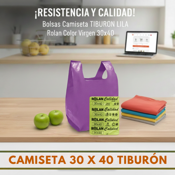 Producto - Camiseta 30 x 40 TIBURÓN - COLOR
