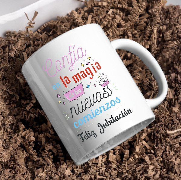 Producto - Confia en la mágia de los nuevos comienzos. Feliz Jubilación