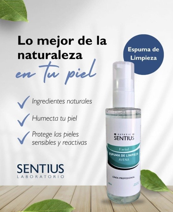 Producto - Espuma de limpieza de AVENA