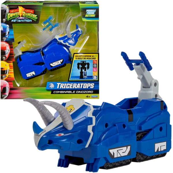 Producto - Power Rangers Mighty Morphin Re-Ignition Combinable Dinozord Triceratops