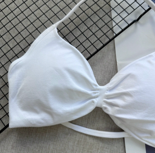 Producto - Top Deportivo con Fruncido Frontal Blanco T.S-M - 2
