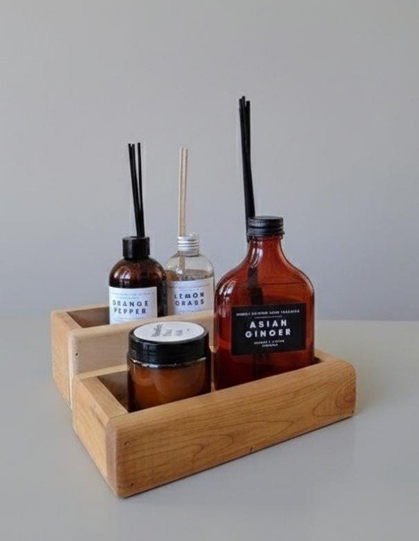 Producto - Cajoncito madera paredes altas