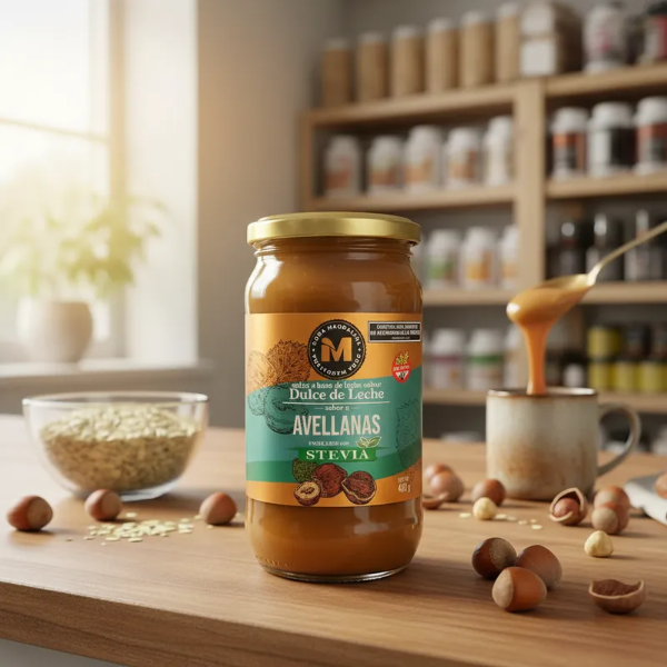 Producto - Dulce de Leche Sabor Avellana Con Stevia 400 Grs Doña Magdalena Sin Tacc - 2