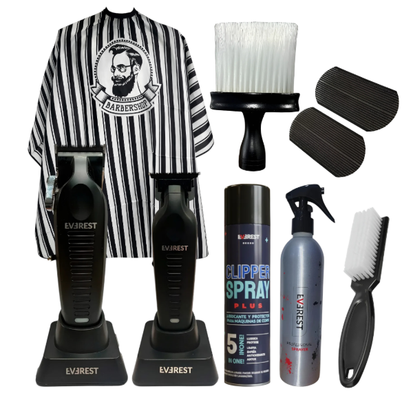 Producto - COMBO EVEREST COMMANDER + KIT DE ACCESORIOS BARBERÍA FULL