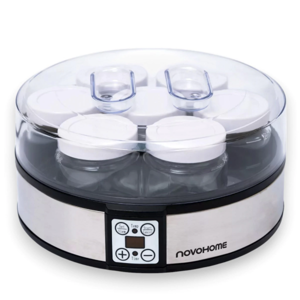 Producto - Yogurtera Electrica -1.2 Lts -7 frascos 180ml -20w -pantalla LED -control tactil