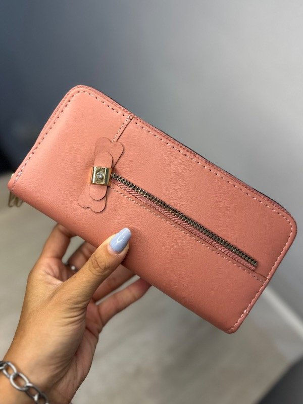 Producto - Billetera grande doble salmon