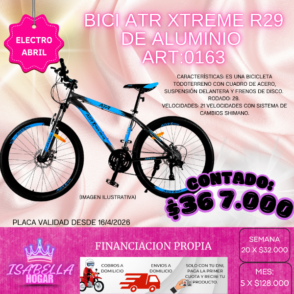 Producto - BICI ATR R29 DE ALUMINIO