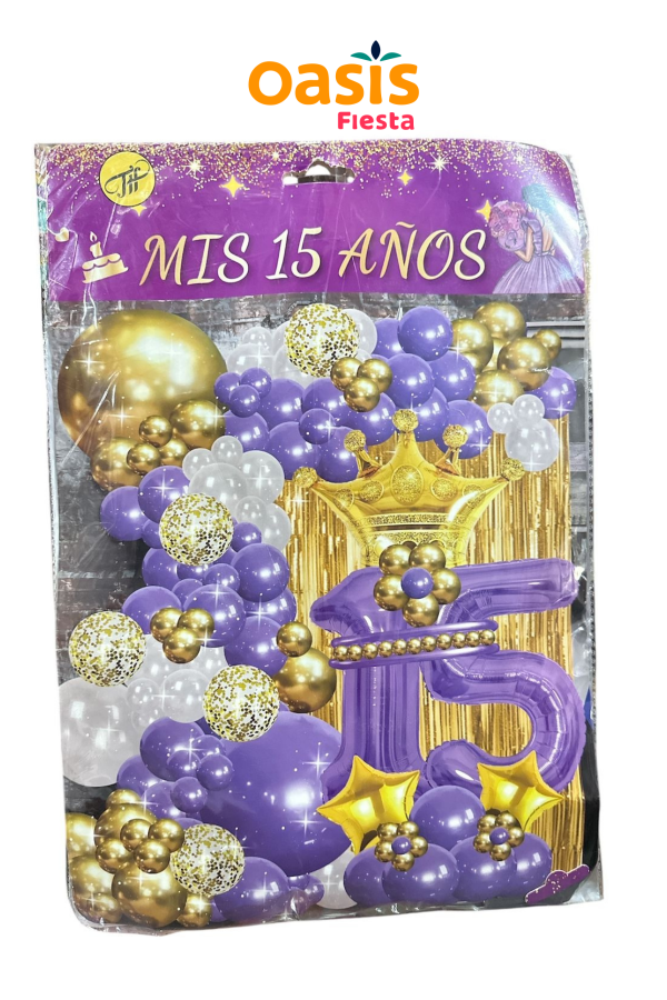 Producto - SET MIS 15 AÑOS (Color Violeta)