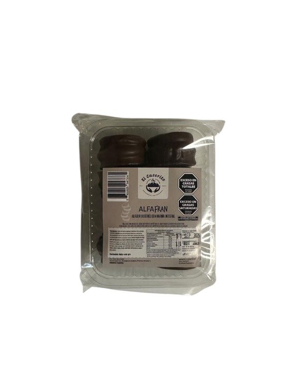 Producto - Mini Alfajores Dietéticos c/ Harina Integral X 8 U