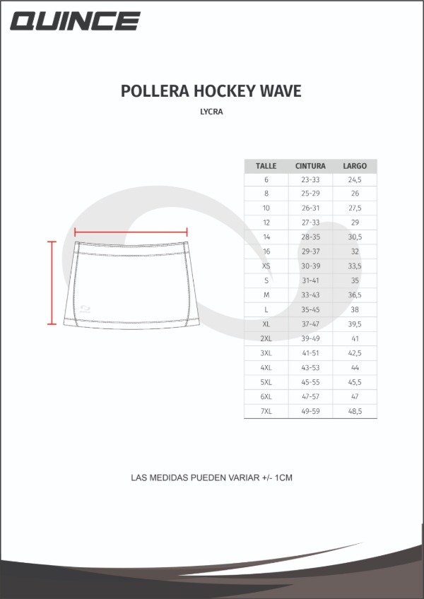 Producto - PREVENTA Pollera Titular Hockey - 1