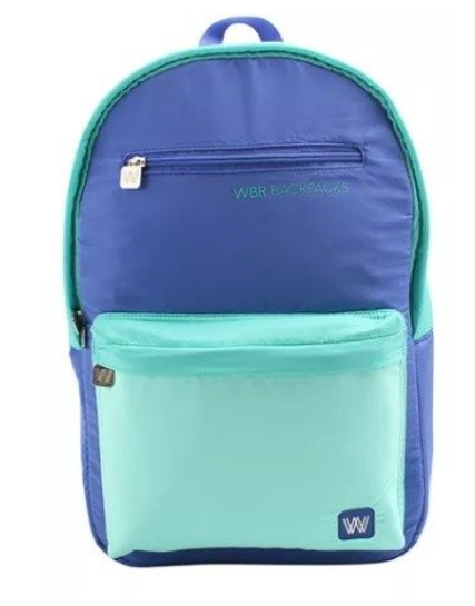 Producto - WBR mochila 17 espalda -palermo- violeta-aqua Wabro