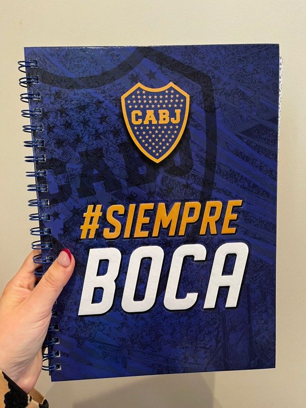 Producto - CUADERNILLO 21X29.7CM RAYADO 100 HOJAS TAPA DURA BOCA