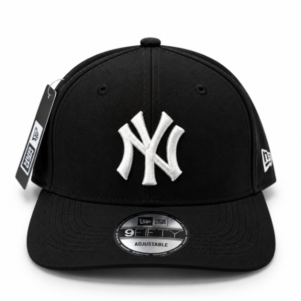 Producto - Ny curva negra logo negra unicolor
