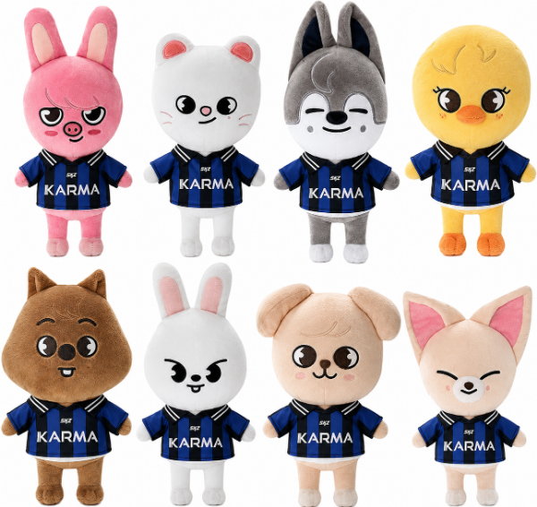 Producto - PACK 8 PELUCHE STRAY KIDS CAMISETAS KARMA 20CM