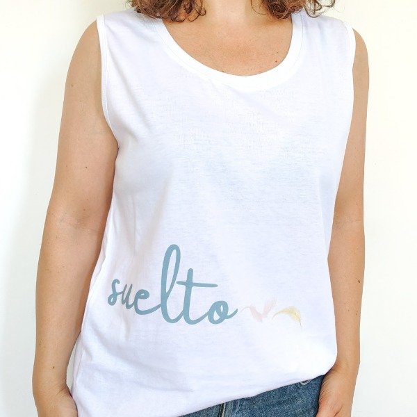 Producto - Musculosa Suelto Blanco
