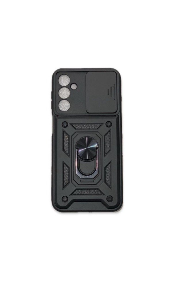 Producto - Funda Cubre Tapa Camara Combo Con Anillo Para Samsung A24 Color Negro