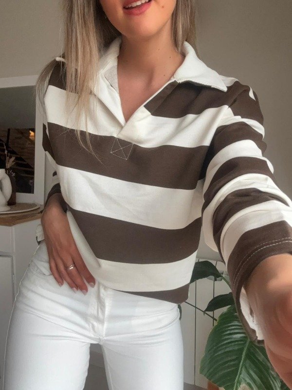 Producto - Buzo Line Brown