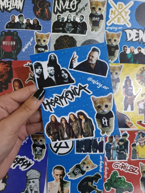 Producto - Plancha de stickers Hermetica