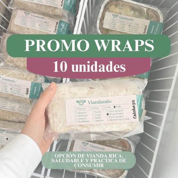 Producto - PROMO 10 wraps integrales