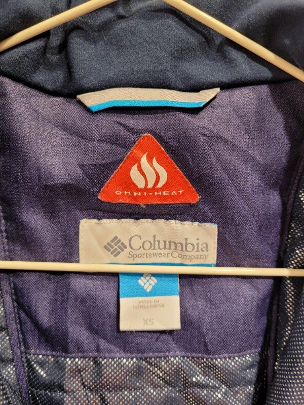 Producto - Campera COLUMBIA azul OMNI-TECH y OMNI-HEAT Talle XS - PRECIO: 291X - 5