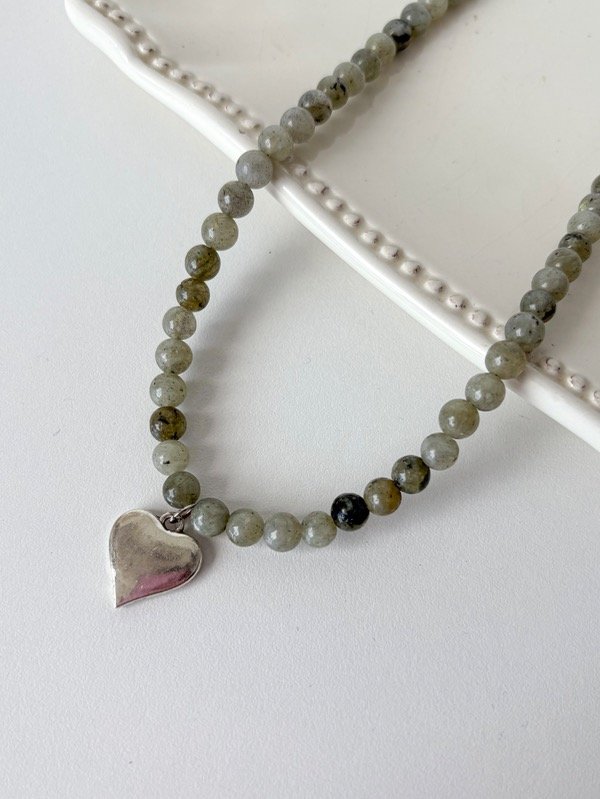 Producto - Collar Lavradorita verde