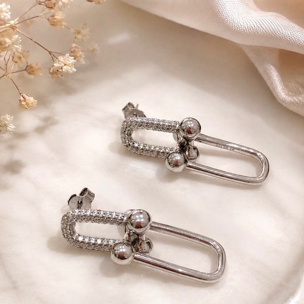 Producto - Aros pasante TIFF en Plata 925