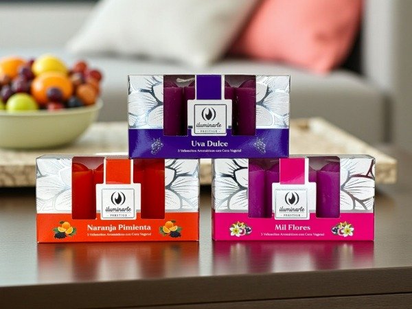 Producto - Veloncitos Aromatizados x3u Iluminarte
