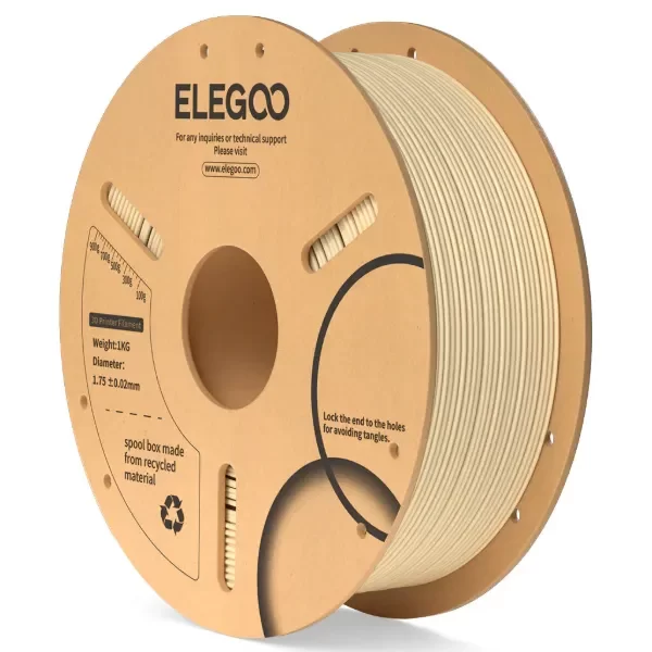 Producto - FILAMENTO ELEGOO PLA MATTE BEIGE 1,75mm - 0