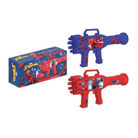 Producto - BURBUJERO A PILA SPIDERMAN EN CAJA 23X10.5CM