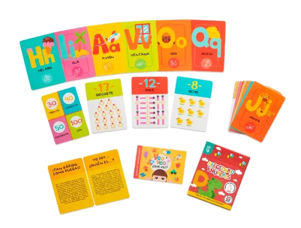 Producto - Tarjeta abecedario y números Marca: Barco de papel - 1