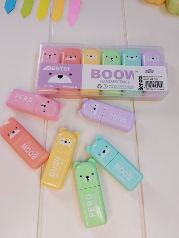 Producto - Mini resaltadores pastel Ositos