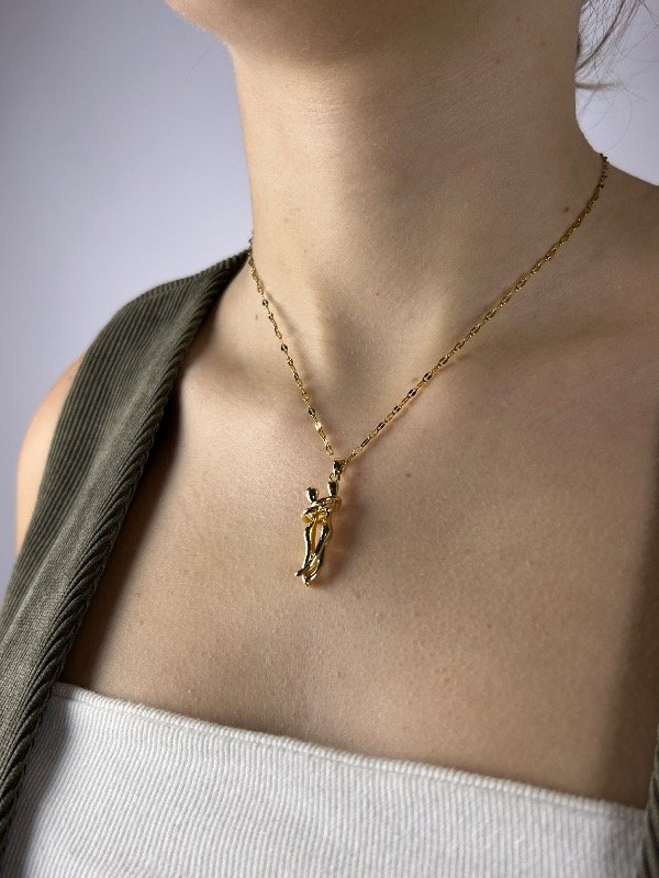 Producto - CADENA ABRAZO ETERNO DORADO DORADO 0248