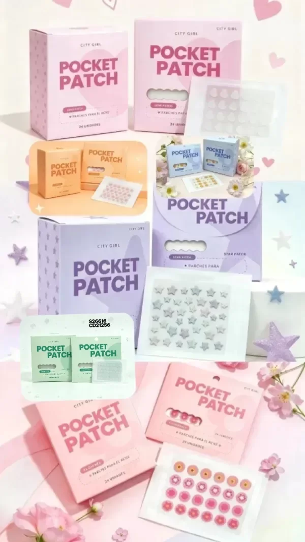 Producto - CITY GIRL PARCHE ACNE (DISEÑOS VARIOS) - 0