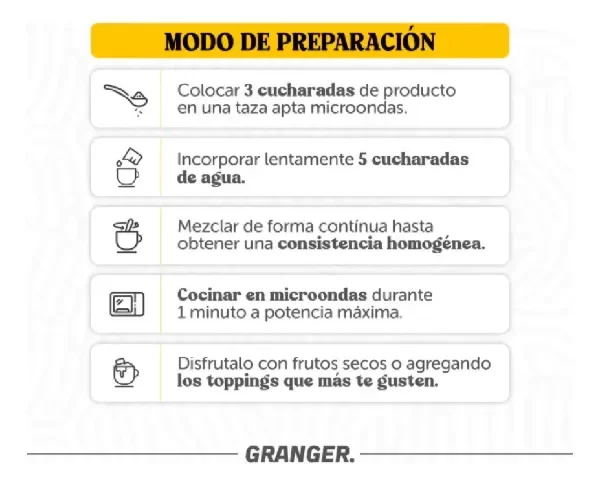 Producto - CUPCAKES  Proteicos - 360gr GRANGER foods - 3