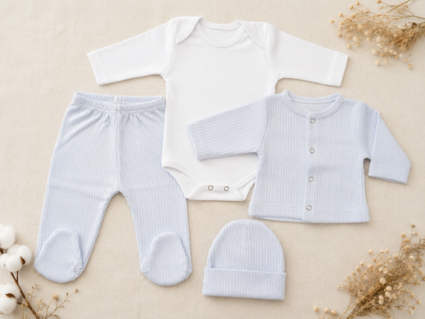 Producto - AJUAR LISO BODY + BATA - 0