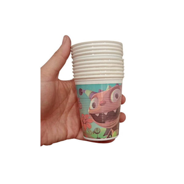 Producto - Vasos de plastico x10un HENRY EL MOUNSTRITO
