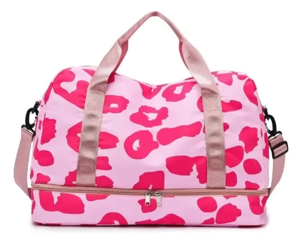 Producto - Bolso Deportivo Animal Print Diseños Estampado Acople Valija