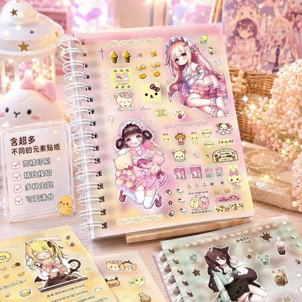 Producto - Libro de Stickers Anime Girls - 2