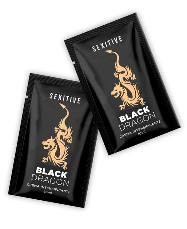 Producto - SEXITIVE Pouch Crema Intensificadora Black Dragon