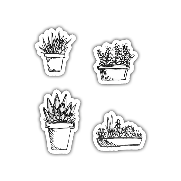 Producto - Sticker Blanco y Negro Diseño 20