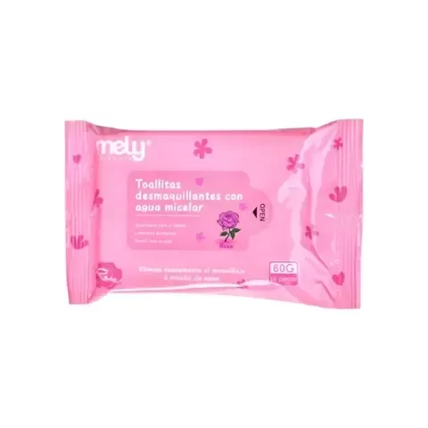 Producto - Toallitas desmaquillantes con agua micelar - MELY